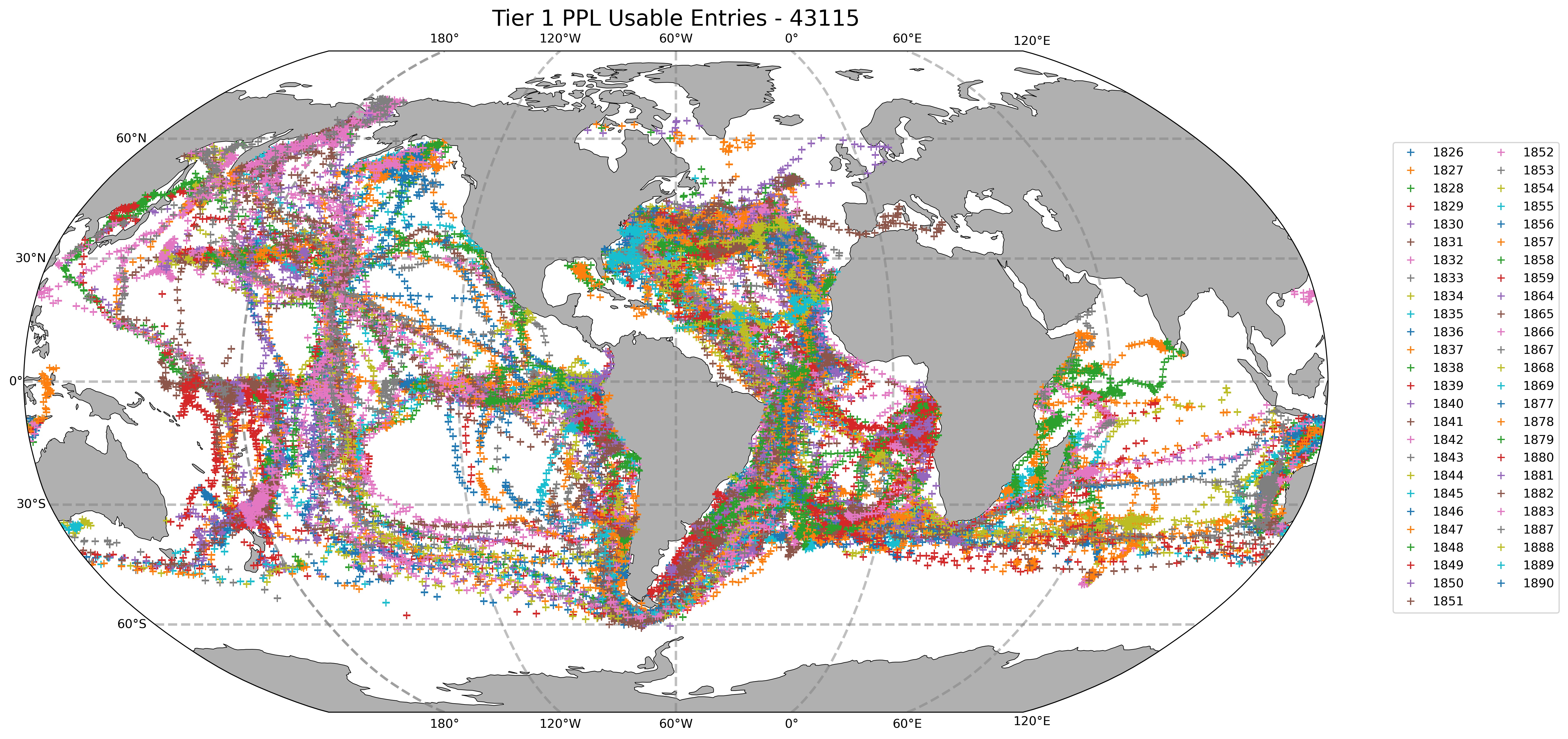 map of entries